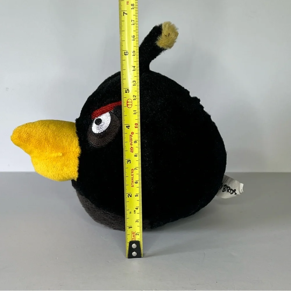 Angry Birds 2011 Plush Bomb Black Bird Good Stuff Toys 7”